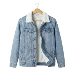 Premium Denim Sherpa Lined Jacket