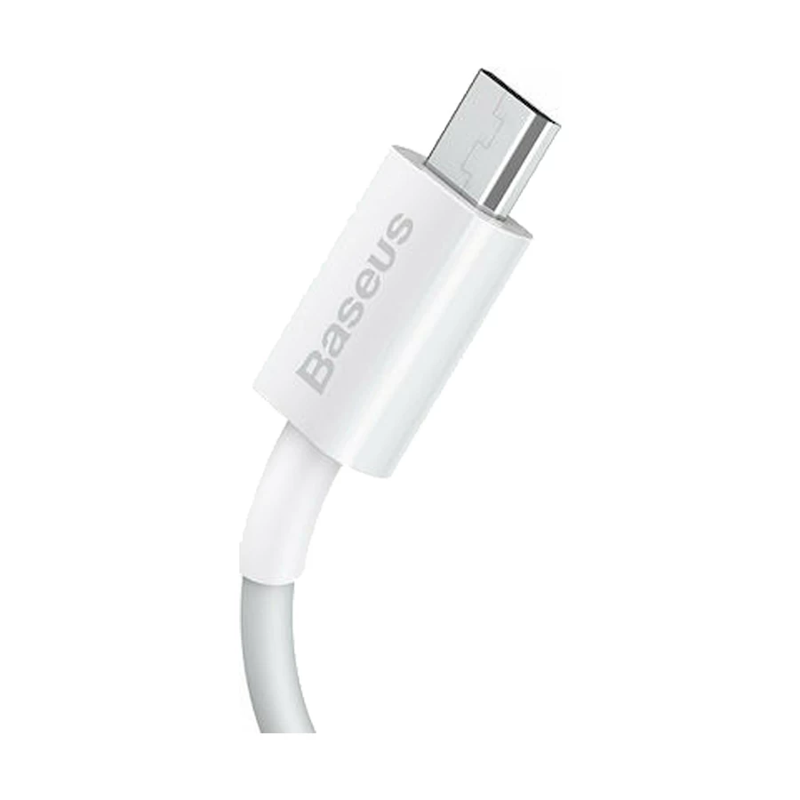 Baseus CAMYS-02 USB to Micro USB Charging & Data Cable 1 Meter White