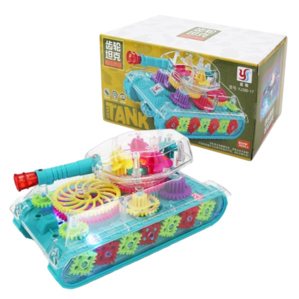 Transparent 3D Toy Tank