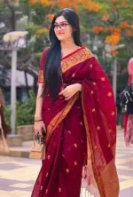 Tangail Buti Saree with Blouse Piece, 13 Haath, 5 Colours