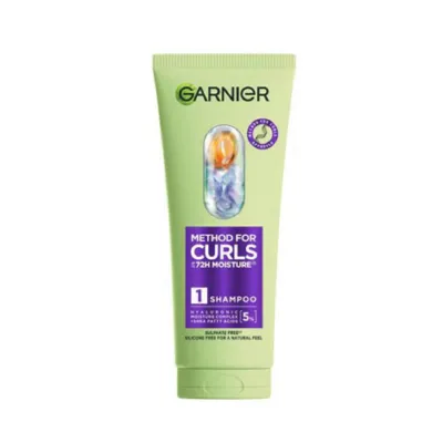Garnier Method For Curls 72H Moisture Shampoo 200ml (Belgium)