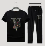 Men's Pure Cotton Tee and 280 GSM Trouser Combo, 6 Colours