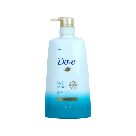 Dove For Dull Hair Daily Shine Shampoo 680ml (Thailand)