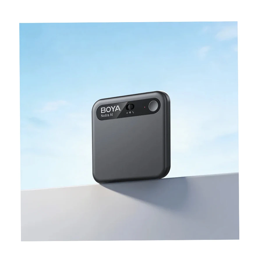 BOYA Notra AI Voice Recorder 64GB Black