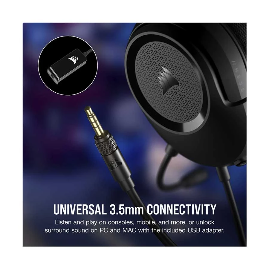 Corsair HS35 Surround V2 Carbon Wired Gaming Headset