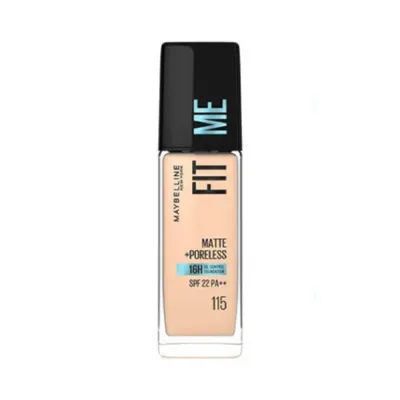 Maybelline Fit Me Matte Poreless 16H Oil Control Foundation- 115 (India)