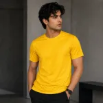 Premium Yellow Jersey T-Shirt – Lightweight & Breathable