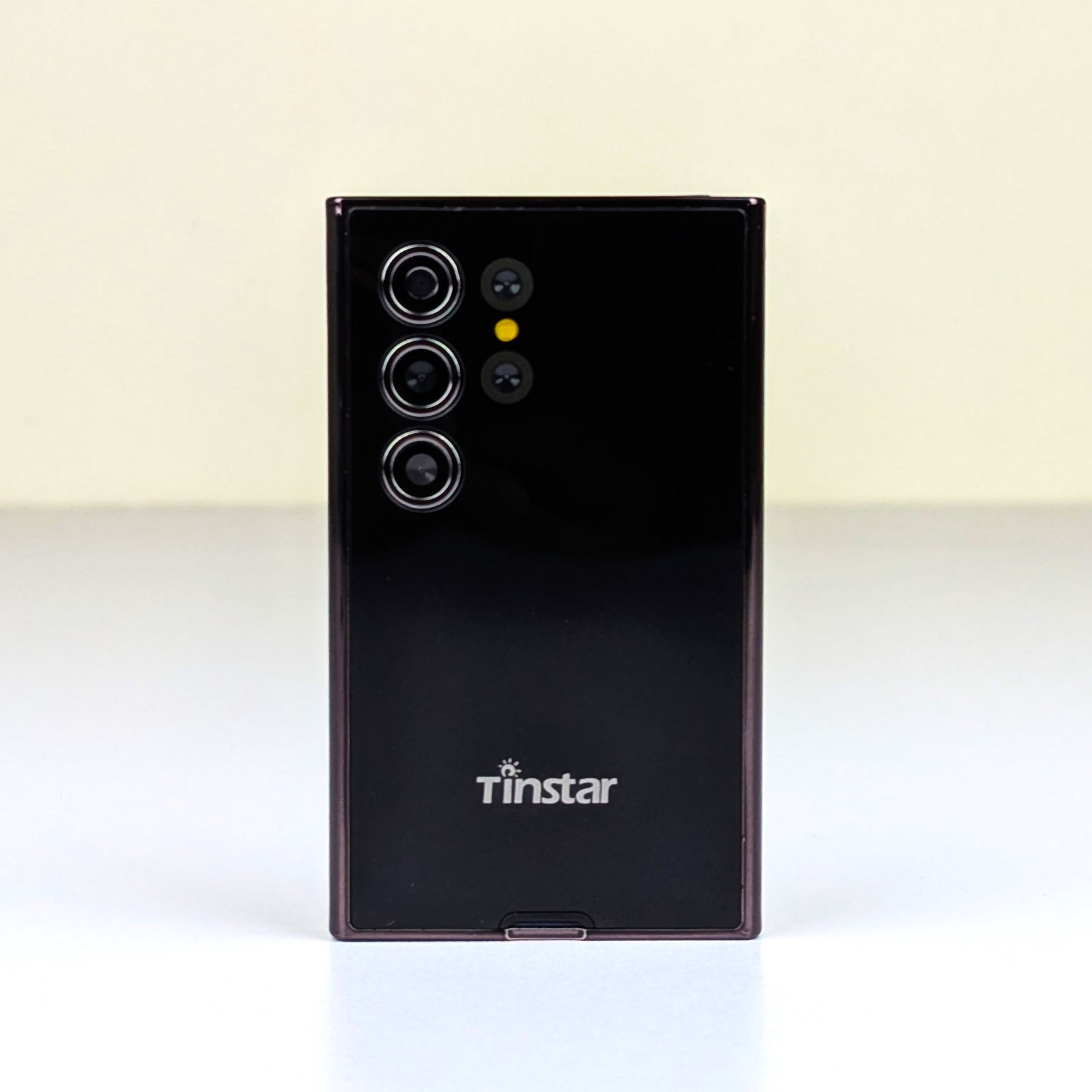 Tinstar T666 Dual sim supported Card phone Golden color
