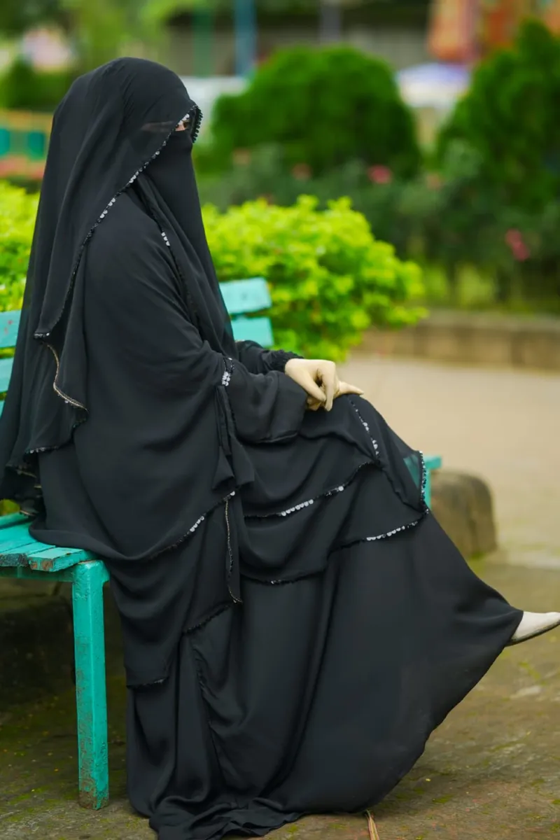 Safa Borka Full Set with Georgette Hijab and Niqab