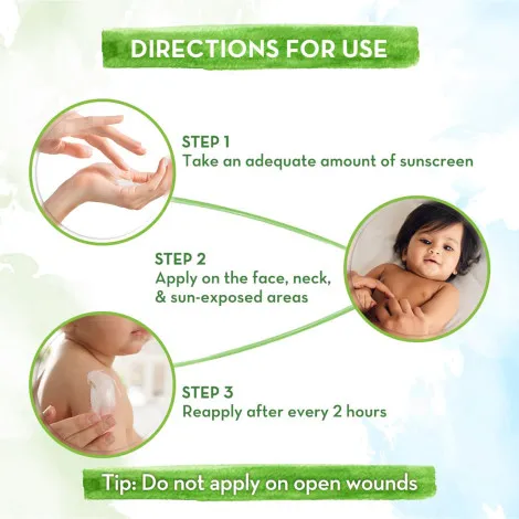 Mamaearth Baby Rich Moisturizing Ultra Light Sunscreen 0-10 Years 50g (India)