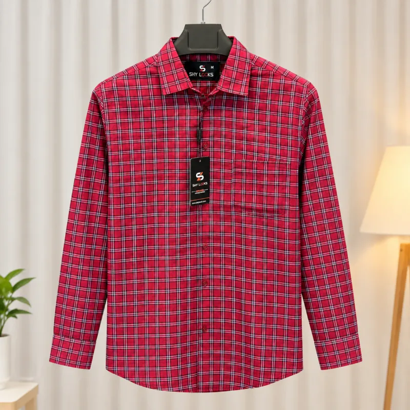 Shy Looks Premium Pure Cotton Check & Print Shirts