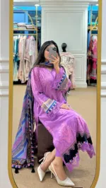 Smooth Micro Stitch Digital Print Three Piece, 5 Colours