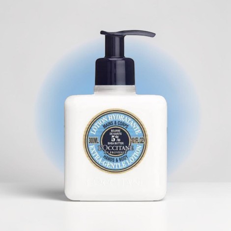 L'Occitane 5% Shea Butter Hands & Body Extra Gentle Lotion 300ml (France)