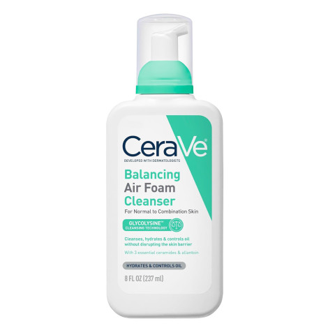 Cerave Balancing Air Foam Cleanser For Normal to Combination Skin 237ml (USA)