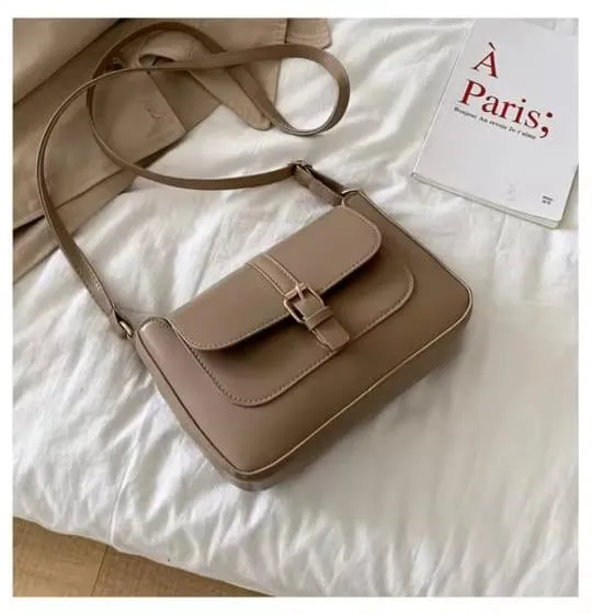 Women's PU Leather Square Crossbody Messenger Bag, 6 Colours