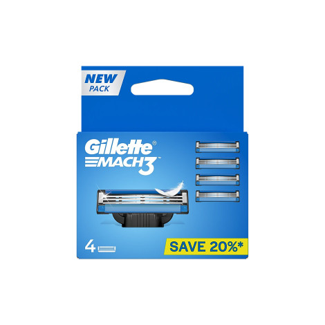 Gillette Mach 3 Razor Strip 4 pcs (India)