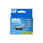 Gillette Mach 3 Razor Strip 4 pcs (India)