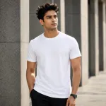 Premium White Jersey T-Shirt – Lightweight & Breathable