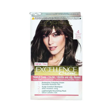 L'Oreal Excellence Hair Color- 4 Brown (China)
