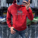 Men's Pure Cotton Winter Hoodie, 300 GSM, 5 Colour Choices