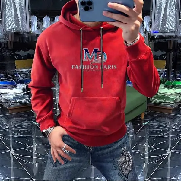 Men's Pure Cotton Winter Hoodie, 300 GSM, 5 Colour Choices