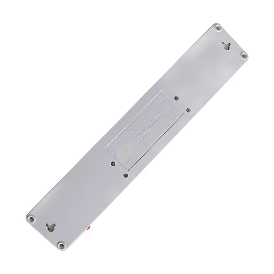 Many MTS-154 2 Pin 5 Port Power Strip 3 Meter White