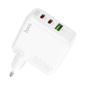 Hoco C115A Fast Type – C Charging Adapter 65W 3 Port