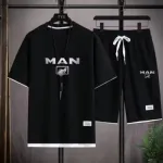 Men's Mesh T-Shirt and Short Pant Set, 160 GSM, 5 Colours