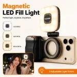 Plokama MG-50 Pro Magnetic Selfie Stick with LED Fill Light & Remote