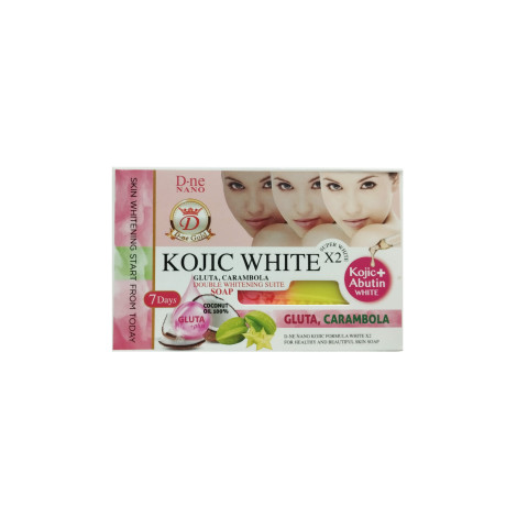 D-ne Kojic White Gluta, Carambola Double Whitening Suite Saop 160g (Thailand)