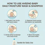 Aveeno Baby Daily Moisture Wash & Shampoo 532ml (Canada)