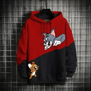 50-50 Hoodie Tom and Jerry