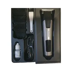 Kemei KM-431 Rechargeable LCD Screen Professional Hair Trimmer for Men