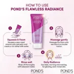 Pond's Flawless Radiance Even Tone Glow Facial Foam 100g (Thailand)