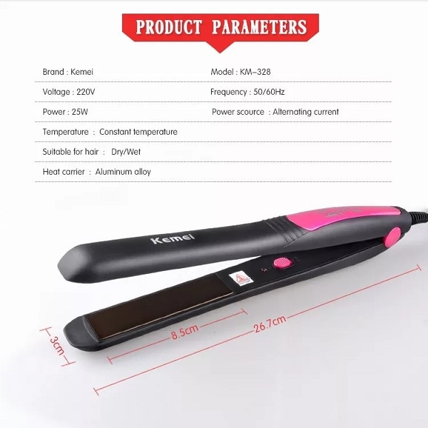 kemei Km-328 Professional Hair Straightener