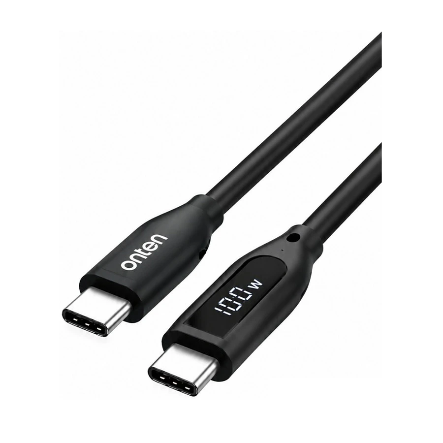 Onten OTN-CC211 100W 2M USB-C to USB-C Black Cable