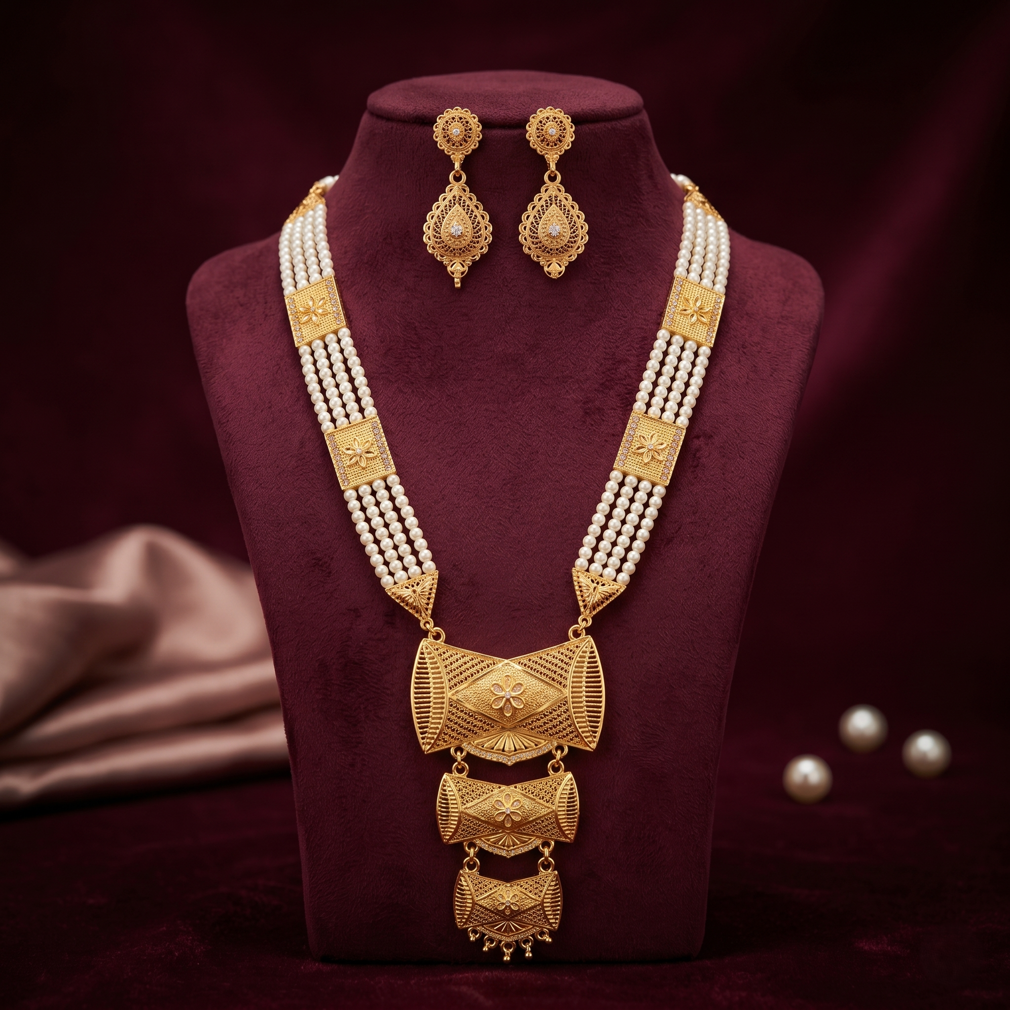 Necklace Set with Earrings for Women