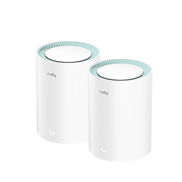 Cudy M1300 AC1200 1200mbps Gigabit Whole Home Mesh WiFi Router (2 Pack)