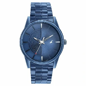 Fastrack 3305QM02 Stunnerse Quartz Analog Blue Dial With Blue Metal Strap Watch