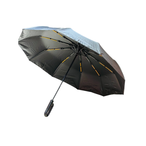 Premium 10-Ribs Automatic Folding Umbrella With Hanger Handle