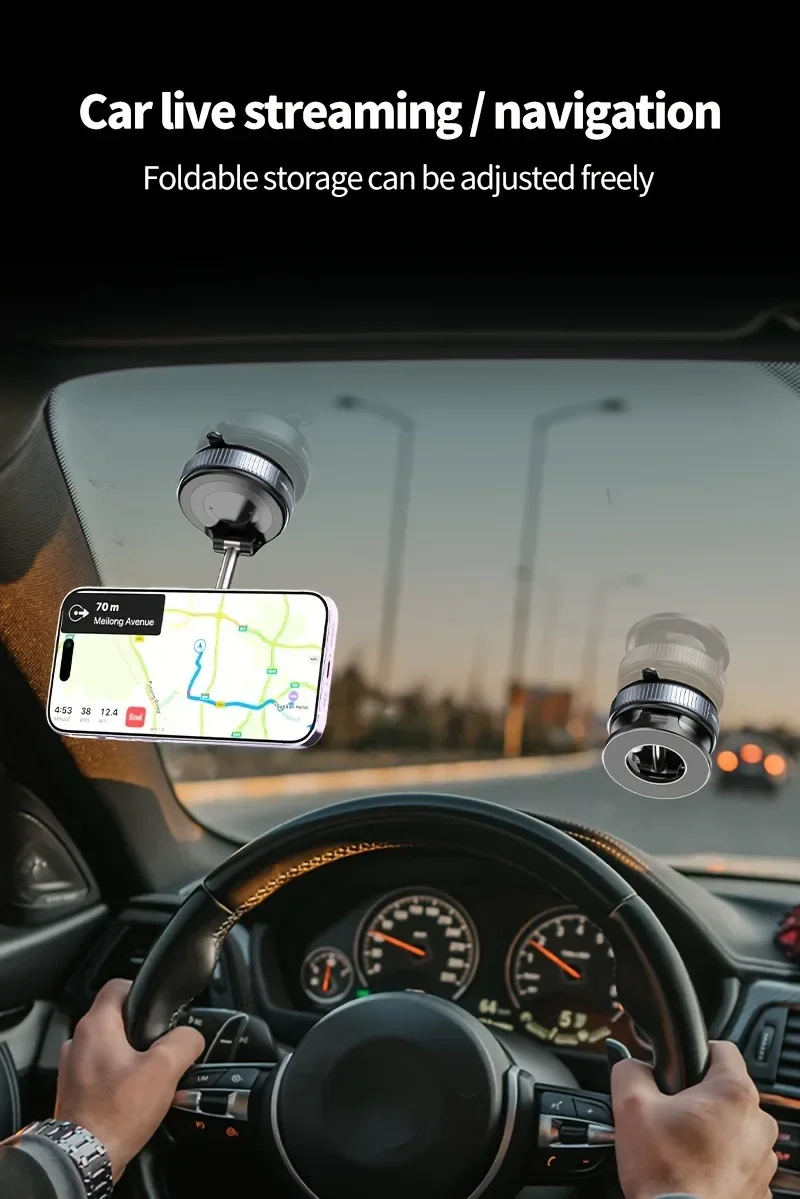 Magnetic Vacuum Phone Holder K007