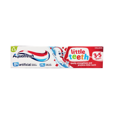 Aquafresh Little Teeth Baby Fluoride Toothpaste 3-5 Years 50ml (Slovakia)