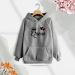 Premium Comfortable (Gray -Queen) Ladies winter hoodie