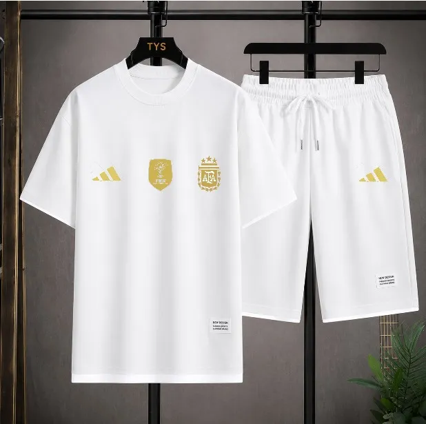 World Cup Mesh Tee and Short Pant Combo, Waist 28 to 36