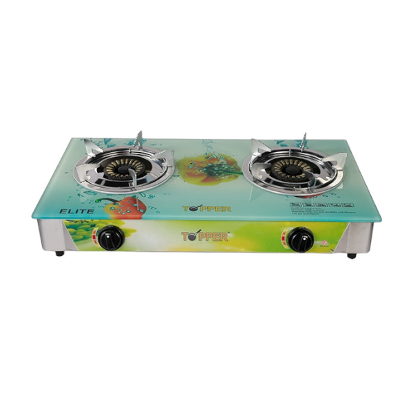 TOPPER Elite Double Glass Auto Stove LPG