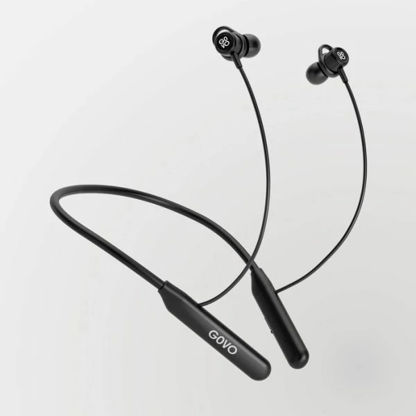 GOVO GoKixx 621 Wireless Neckband- Black