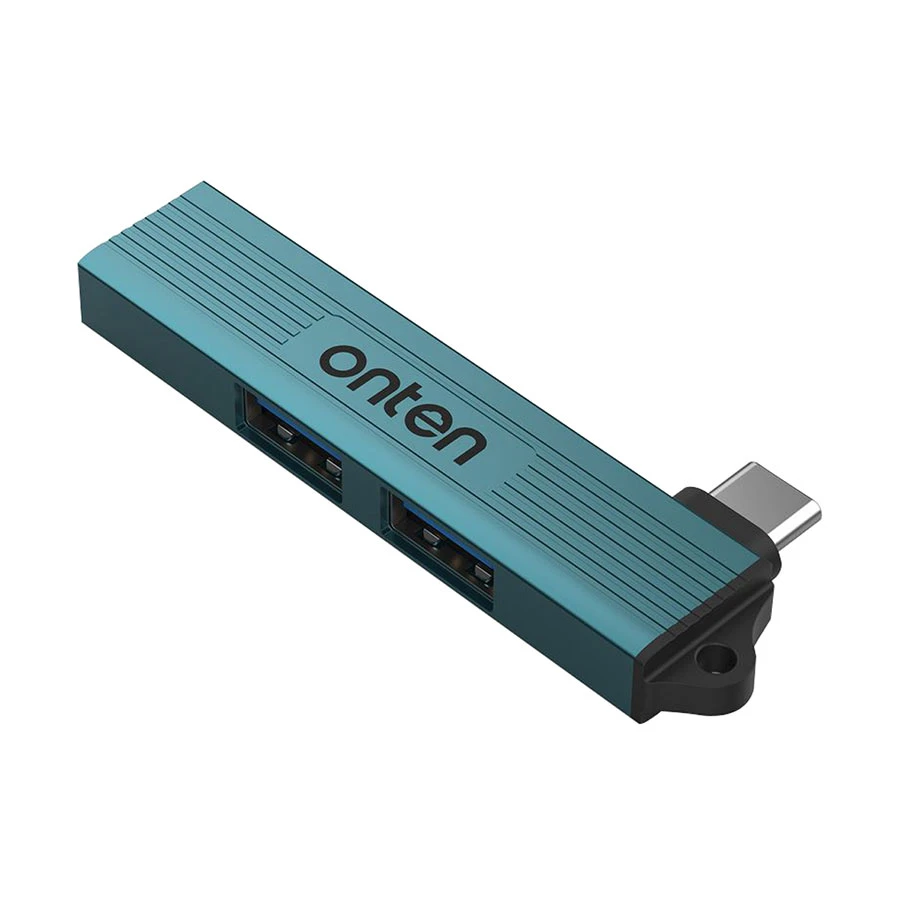 Onten OTN-UC51 USB-C to 3 Port USB Hub Crystal Teal