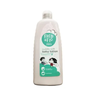 Tesco Fred & Flo Moisturising & Smooth Cuddly Soft Baby Lotion 500ml (UK)