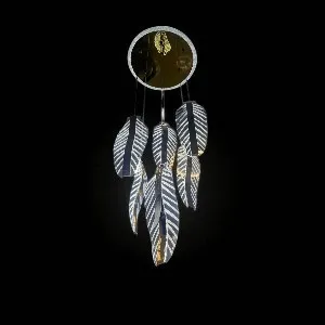 Qulik Modern Leaf Crystal Dropping Hanging Light (QL-197)