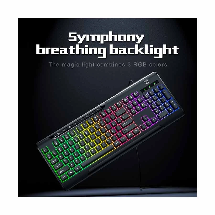 Onikuma TZ5006 Gaming Keyboard, Mouse, Pad, Headphone & Stand Combo
